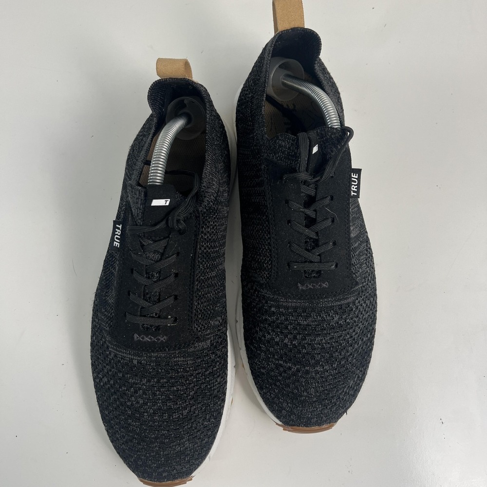 TRUE Linkswear TRUE Knit II Shoes Mens Size 11 Black Golf Knit Low Top Sneakers - Picture 4 of 12